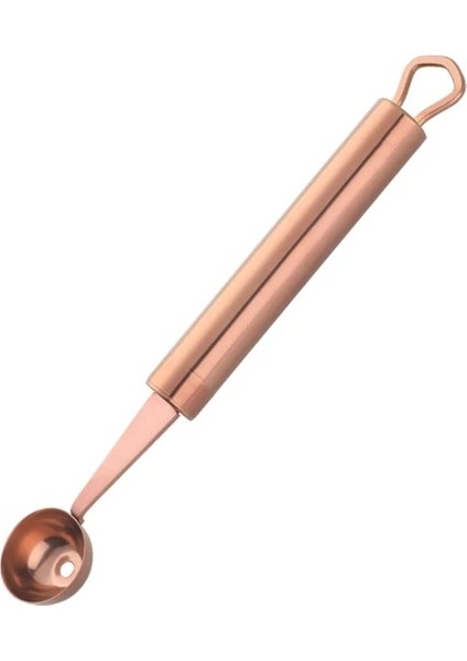 Rosegold 2 Adet 21 cm Dayanıklı Kavun Meyve Kaşığı Paslanmaz Çelik Dondurma Kaşığı Ev Top Kaşık Metal Manuel Balye Kepçe Servis Mutfak Eşyası (Yurt Dışından)