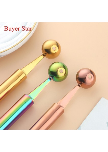 Rosegold 2 Adet 21 cm Dayanıklı Kavun Meyve Kaşığı Paslanmaz Çelik Dondurma Kaşığı Ev Top Kaşık Metal Manuel Balye Kepçe Servis Mutfak Eşyası (Yurt Dışından)