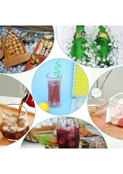 Yeşil 104 Delik Yuvarlak Silikon Buz Küpü Tepsileri Küçük Buz Küpü Kalıpları Soğutma Viski Kokteyl Yumuşak Kalıp Için Kolay Bırakılan Buz Küpü 2023 (Yurt Dışından) modelleri