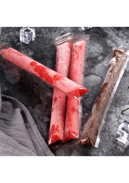 L-50 Adet 50 Adet Huni ile Buz Pop Çanta Dıy Buzlu Şeker Makinesi Zip Kilit Buz Şekeri Sarıcı Çanta Dondurma Makineleri Popsicle Kalıpları (Yurt Dışından) fırsatları