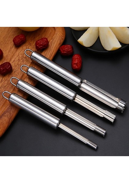 Stil 4 Paslanmaz Çelik Meyve Denükleatörü Elma Çekirdek Çıkarma Cihazı Kiraz Çıkarma Tohumları Çekirdek Çekme Cihazı Mutfak Aletleri Çekirdek Çıkarıcı (Yurt Dışından) indirimleri