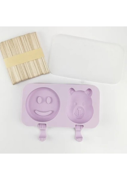 G Silikon Dondurma Kalıp Elmas Küçük Oval Dıy Ev Yapımı Popsicle Kalıpları Tatlı Buz Pop Lolly Maker Yeniden Kullanılabilir Aracı (Yurt Dışından)