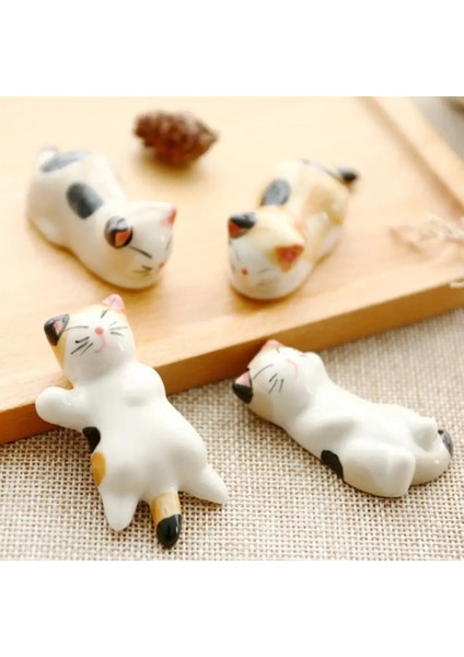 01 Yeni Yemek Çubukları Yastık Yemek Çubuğu Dinlenme Ev Dekorasyon Kedi Yemek Çubukları Çatal Tutucu Yemek Çubukları Tutucu Kaşık Tutucu (Yurt Dışından) modelleri