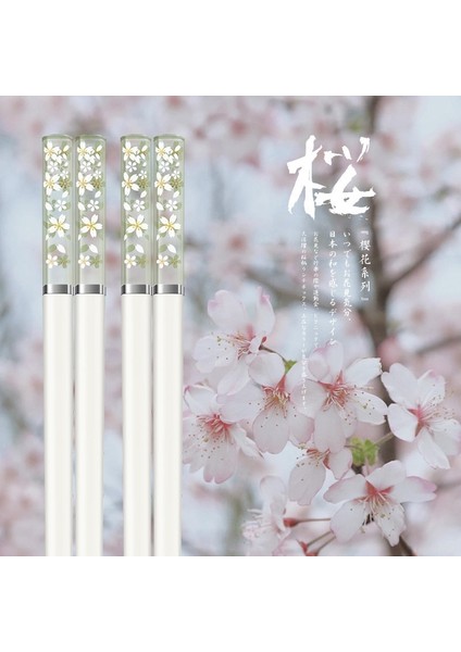 Çubuk Tutucu-06 Yeni 1 Çift Amber Sakura Çubuklarını Kiraz Çiçeği Yaprakları Desen Kaymaz Suşi Çubuk Çubuklarını Çevre Dostu Çubuk Tutucu (Yurt Dışından) modelleri