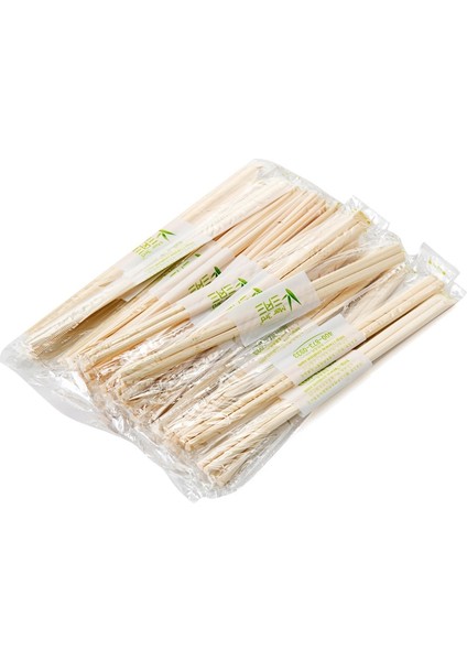 10 Çift Çin Tek Kullanımlık Bambu Ahşap Yemek Çubukları Bireysel Sarılmış Mutfak Sofra Tek Kullanımlık Yemek Çubukları ve Bambu Yemek Çubukları (Yurt Dışından)