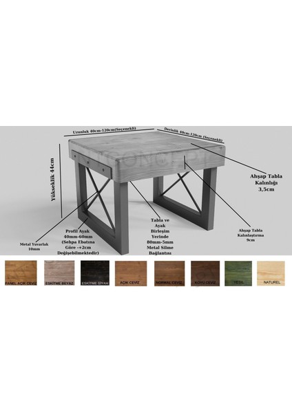Yuna Masif Ahşap Sehpa fiyatları