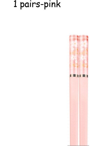 1 Çift-Fense-T M 1 Çift 24CM Japon Yemek Çubukları Kiraz Yemek Çubukları Suşi Çubukları Sevimli Yemek Çubukları Sakura Yemek Çubukları Yeniden Kullanılabilir Çevre Dostu (Yurt Dışından)