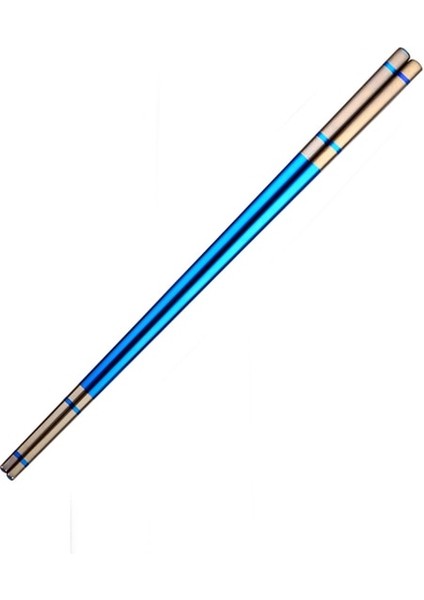 Mavi Zollor Renk Çin Yemek Çubukları Ev Yüksek Sıcaklık Sterilize Edilebilir Kaymaz Paslanmaz Çelik Yemek Çubukları Mutfak Aksesuarları (Yurt Dışından)