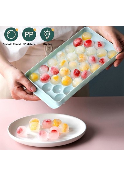 BLUE-20X12CM 1 Adet 33 Buz Kozası Hokeyi Pp Kalıp Dondurulmuş Viski Topu Popsicle Buz Küpü Tepsi Kutusu Lolipop Hediye Yapımı Mutfak Aletleri Aksesuarları (Yurt Dışından) fiyatları