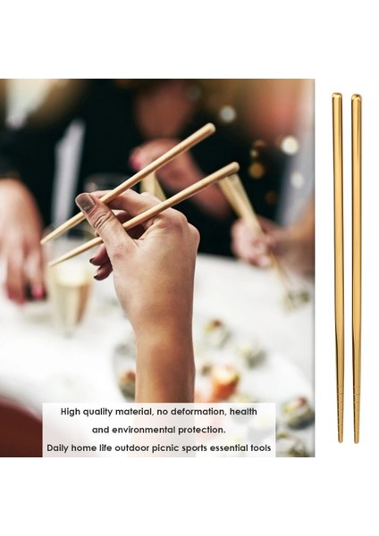 2 Adet Gümüş 1-5 Çift Paslanmaz Çelik Çubuklar Taşınabilir Kaymaz Yemek Çubukları Sofra 21CM Çin Çubuklarını Sofra Mutfak Gereçleri (Yurt Dışından) fiyatları
