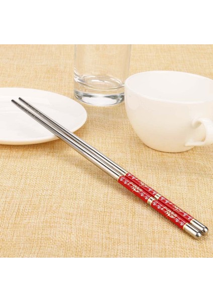 B Paslanmaz Çelik Çubuklarını Taşınabilir Kaymaz Gıda Çubukları Sofra Porselen Desenler Çin Çubuklarını Sofra Mutfak Aletleri (Yurt Dışından) modelleri