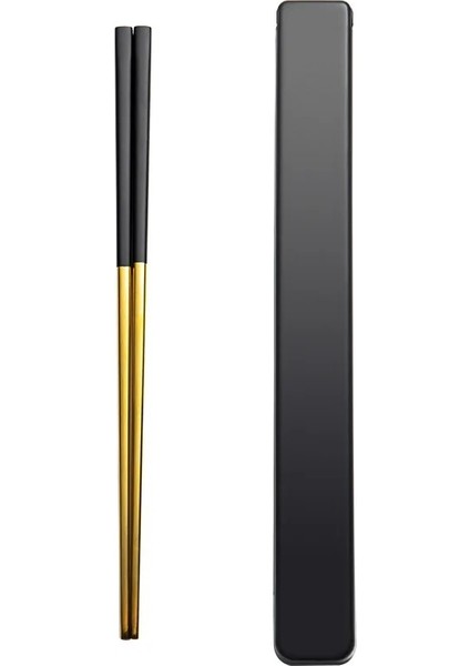 Pembe Beyaz 1 Çift Çubuk Paslanmaz Çelik Yemek Takımı Seti Öğle Yemeği Sofra Seyahat Taşınabilir Çubuklarını Kutu Tutucu Mutfak Aksesuarları (Yurt Dışından) modelleri