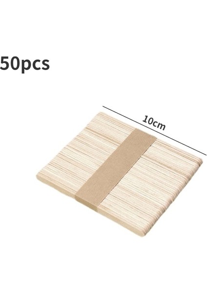 50 Adet-Çubuklar 4 Buz Popsicle Kalıp Seti Dondurma Kalıp Popsicle Dondurma Kalıp Buz Tepsisi Diy Dondurma Sopa ve Kapaklı Yeniden Kullanılabilir Mutfak Aletleri (Yurt Dışından)