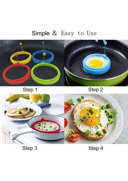 Yeşil Gözleme Yumurta Kalıp Silikon Yumurta Kızartma Halkaları Kızartılmış Kızarmış Poacher Kalıp Krep Halkası Için Mükemmel Yaratıcı Şekil (Yurt Dışından) fırsatları