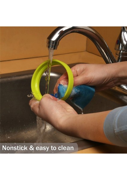 Yeşil Gözleme Yumurta Kalıp Silikon Yumurta Kızartma Halkaları Kızartılmış Kızarmış Poacher Kalıp Krep Halkası Için Mükemmel Yaratıcı Şekil (Yurt Dışından) indirimleri