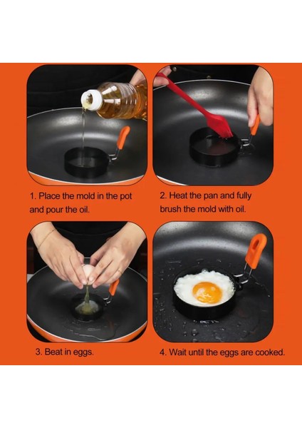 Kalp Katı Yumurta Kalıp Yapışmaz Silikon Kılıf Kahvaltı Gözleme Yumurta Kızartma Halkası Bpa Ücretsiz Yumurta Halkası Pişirme Aksesuarları (Yurt Dışından) modelleri