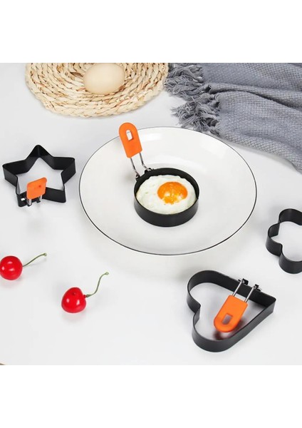 Kalp Katı Yumurta Kalıp Yapışmaz Silikon Kılıf Kahvaltı Gözleme Yumurta Kızartma Halkası Bpa Ücretsiz Yumurta Halkası Pişirme Aksesuarları (Yurt Dışından) fırsatları