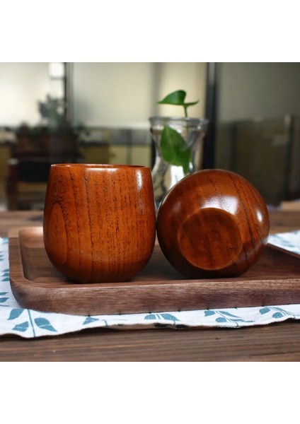 200 ml Yeşil Çay Bardağı Çin Tarzı Doğal Hünnap Ahşap Bardak Klasik High-End Yüksek Kaliteli Göbek Ev Drinkware (Yurt Dışından)