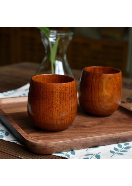200 ml Yeşil Çay Bardağı Çin Tarzı Doğal Hünnap Ahşap Bardak Klasik High-End Yüksek Kaliteli Göbek Ev Drinkware (Yurt Dışından)