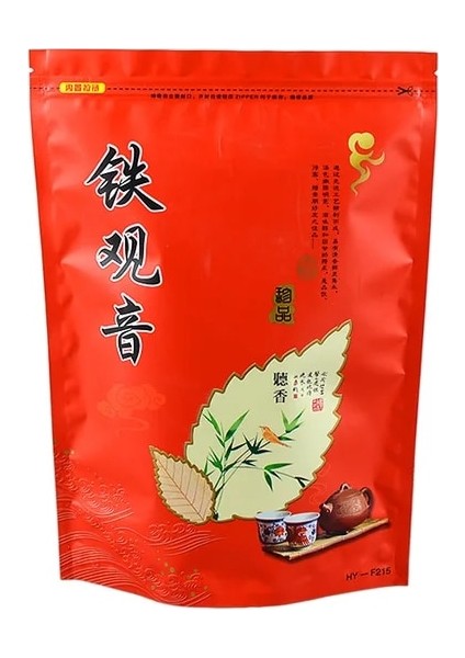 250G Tieguanyin Çin Tieguanyin Oolong Çayı Vakum Torbası Kendinden Destekli Fermuar Hediye Yok Ambalaj Çantası (Yurt Dışından)