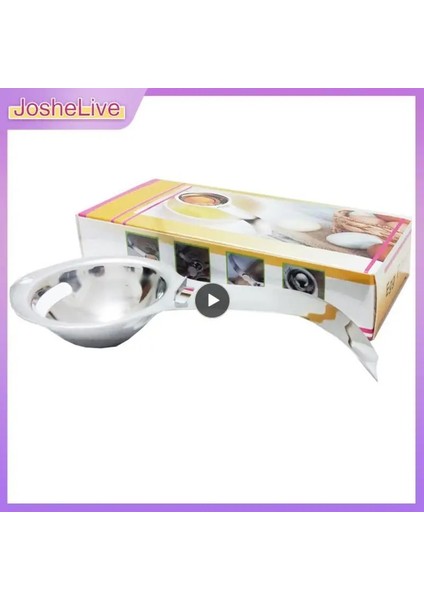 430 Paslanmaz Çelik Yumurta Ayırıcı Dayanıklı Evrensel Uzun Saplı Filtre Ayırıcı Paslanmaz Çelik Ev Yumurta Moda Uygun Basit Mutfak (Yurt Dışından) fırsatları