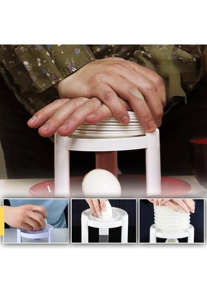 Beyaz 1 Adet Yeni Otomatik Yumurta Soyucu Haşlanmış Yumurta Soyucu Soyucu Soyucu Soyucu Ücretsiz Soyma Kabuk Soyma Yumurta Mutfak Gereçleri Pişirme Aletleri (Yurt Dışından)