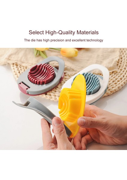 Siyah Kesim Çok Fonksiyonlu Mutfak Yumurta Dilimleme Kesit Kesici Kalıp Çiçek Kenarları Yeni Yüksek Kaliteli Renk Rastgele (Yurt Dışından) fırsatları
