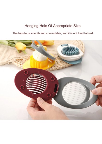 Siyah Kesim Çok Fonksiyonlu Mutfak Yumurta Dilimleme Kesit Kesici Kalıp Çiçek Kenarları Yeni Yüksek Kaliteli Renk Rastgele (Yurt Dışından) indirimleri