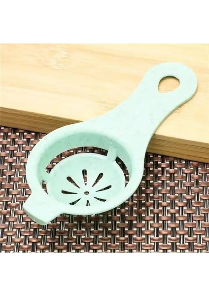 Yeşil Kök Yumurta Ayırıcı Beyaz ve Sarısı Filtre Mutfak Pişirme Ayırıcı Aracı (Yurt Dışından)