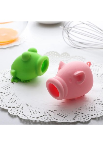 Kurbağa Silikon Yumurta Ayırıcı Karikatür Pembe Domuz Kurbağa Yumurta Beyaz Sarısı Bölücüler Karıştırma Yumurta Çıkarıcı Ayırıcı Mutfak Kekleme Araçları (Yurt Dışından) fırsatları