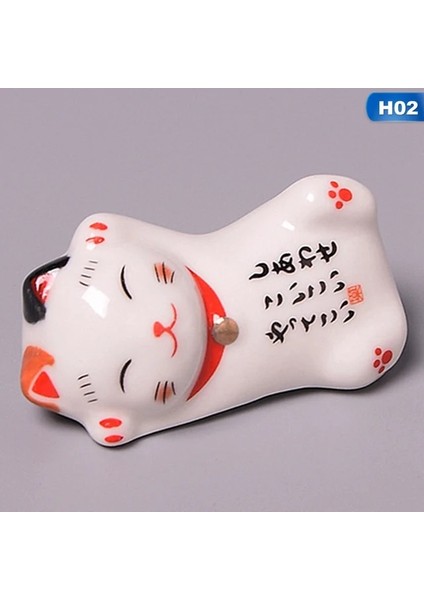 Stil 2 Sevimli Japon Tarzı Seramik Çubuklarını Tutucu Yaratıcı Beyaz Şanslı Kedi Çubuk Standı Mutfak Sanatları Kawai Sofra Tutucu (Yurt Dışından)