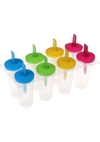 Rastgele 4 Adet/8 Adet Dondurma Lolly Maker Formu Dıy Pop Kalıp Dondurulmuş Popsicle Yoğurt Kalıpları Araçları (Yurt Dışından)