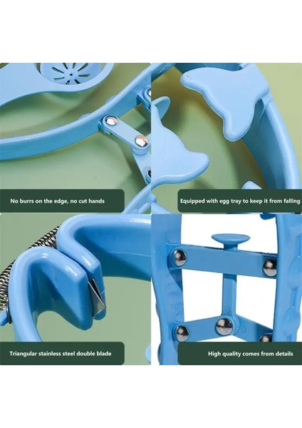 01 Zamandan Tasarruf Edin Mutfak Aletleri Kullanışlı Yumurta Beyazı Ayırıcı Dayanıklı Çok Fonksiyonlu Yumurta Açacağı Taze Yumurta Hızlı Kurabiyeler Pişirme Gereçleri (Yurt Dışından) indirimleri