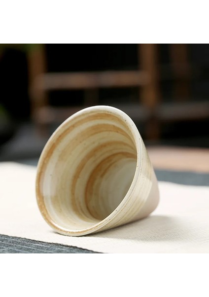 04 90-100ML 90ML Yaratıcı Retro Seramik Kahve Kupa Kaba Çömlek Çay Bardağı Japon Latte Çekme Çiçek Porselen Fincan Çömlekçilik Kahve Fincanı (Yurt Dışından)