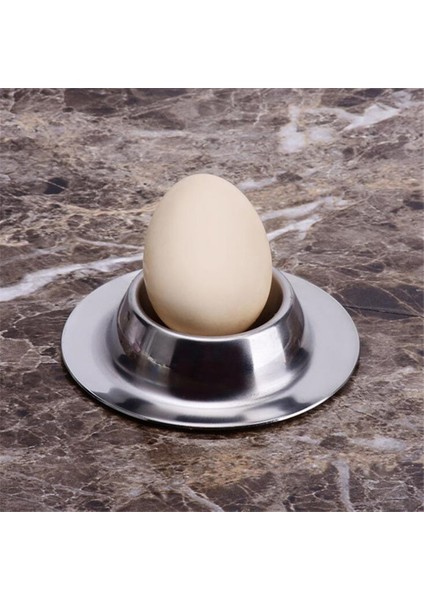 Gümüş Paslanmaz Çelik Dayanıklı Sızdırmaz Kapaklı Yumurtalık Seti - Zarif ve Şık Kapasite Seçenekleri Yumuşak Haşlanmış Yumurta (Yurt Dışından) indirimleri