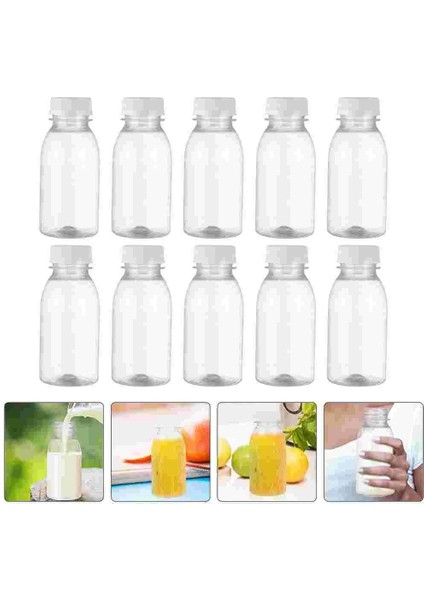 Transparentolor Küçük Plastik Şişe Ev Süt Şişeleri Açık Günlük Temizle Şeffaf Meyve Suyu Çok Fonksiyonlu (Yurt Dışından) modelleri