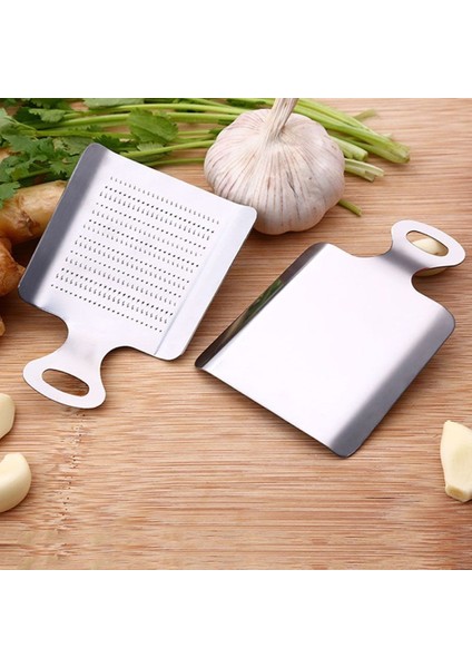 Küçük Meyve ve Sebze Araçları Sarımsak Öğütücü Manuel Zencefil Rende Baskı Paslanmaz Çelik Wasabi Rende Kesici Mutfak Aksesuarları (Yurt Dışından)