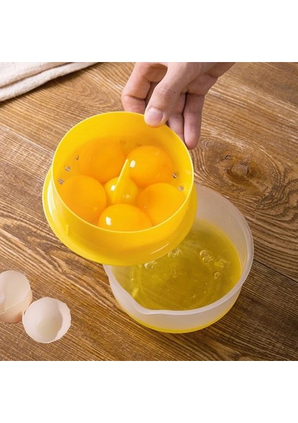 Turuncu Yumurta Sarısı Ayırıcı ve Şeffaf Mutfak Aletleri Yumurta Ayırıcı Pişirme Araçları Büyük Kapasiteli Mutfak Aksesuarları Yumurta Ayırıcı Araçları (Yurt Dışından) fiyatları