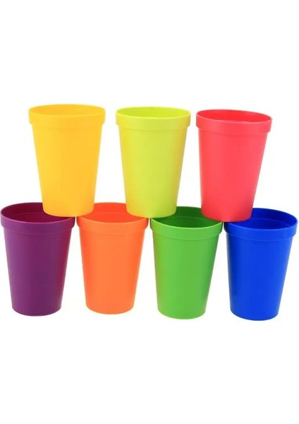 7 Adet 7 Adet/grup 7 Renk Taşınabilir Gökkuşağı Takım Elbise Fincan Piknik Turizm Plastik Kahve Çay Bardağı Ev Bardak (Yurt Dışından) fiyatları
