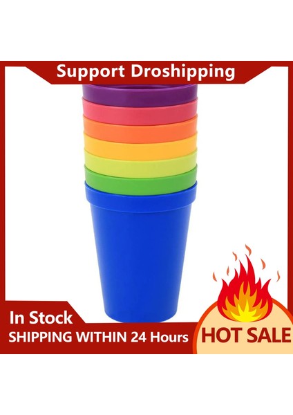 7 Adet 7 Adet/grup 7 Renk Taşınabilir Gökkuşağı Takım Elbise Fincan Piknik Turizm Plastik Kahve Çay Bardağı Ev Bardak (Yurt Dışından) modelleri