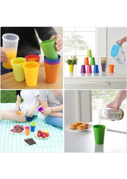 7 Adet 7 Adet/grup 7 Renk Taşınabilir Gökkuşağı Takım Elbise Fincan Piknik Turizm Plastik Kahve Çay Bardağı Ev Bardak (Yurt Dışından) indirimleri