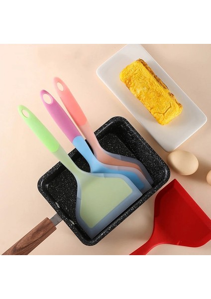 11 Silikon Mutfak Gereçleri Pişirme Gereçleri Sığır Eti Yumurta Spatula Tencere Çikolata Kazıyıcı Pizza Pasta Araçları Kürek Yapışmaz (Yurt Dışından)