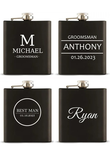Stil 26 Ücretsiz Özelleştirilmiş 7 Oz Paslanmaz Çelik Cep Şişesi En Iyi Adam Hediye Viski Şarap Şişesi Içecek Gereç Düğün Dekorasyon Noel Hediyesi (Yurt Dışından) fiyatları