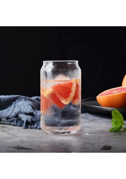 2 Adet 501-600ML 400ML/550ML Yeniden Kullanılabilir Soda Veya Bira Kutusu Cam Bardak Bira Bardakları Highball Kadehi Sulu Içme Bardağı Anne Hediye Çevre Dostu (Yurt Dışından)