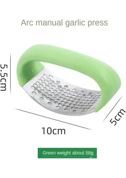 Yeşil Paslanmaz Çelik Sarımsak Presi Manuel Sarımsak Kıyma Doğrama Tüpü Sarımsak Striptizci Meyve Sebze Araçları Mutfak Gadget (Yurt Dışından)