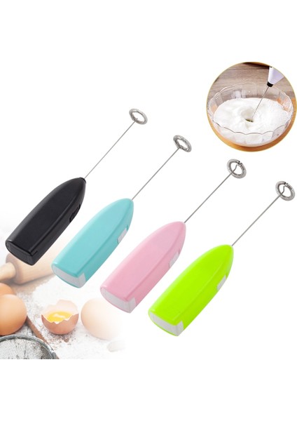 Mavi Yeni Mini Kolu Karıştırıcı Sütlü Içecek Kahve Çırpma Mikser Elektrikli Yumurta Çırpıcı Frother Foamer Pratik Mutfak Pişirme Aracı (Yurt Dışından)