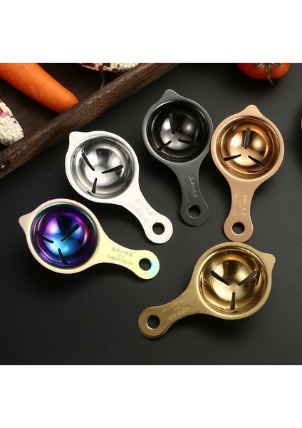 Altın Paslanmaz Çelik Yumurta Beyaz Sarısı Ayırıcı Aracı Pişirme Aksesuarları Pişirme Pişirme Yumurta El Gadget Mutfak Altın Aracı Yumurta Bölücü (Yurt Dışından) indirimleri