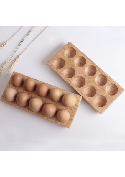Kauçuk Ahşap 10 Delik Ahşap Akasya Ahşap Saklama Kutusu Yumurta Düzenlemesi Anti-Paramparça Yaratıcı Gerçek Çift Sıralı Yumurta Tepsisi Mutfak Aletleri (Yurt Dışından) fiyatları