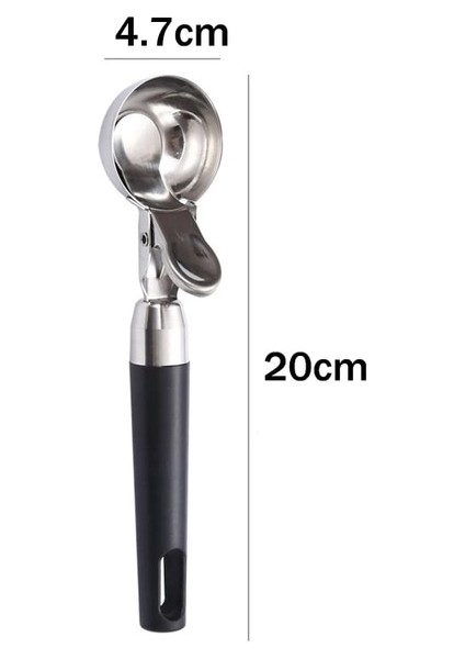 Dondurma Kaşığı Premium Dondurma Kaşığı Paslanmaz Çelik Tetik Kaşık Dondurulmuş Yoğurt Dondurma Kaşığı Dondurma Kaşığı Mutfak Aksesuarları Dondurma Kaşığı (Yurt Dışından)