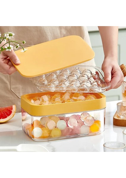 01GREEN Ice Cube Tepsileri Silikon Alt Buz Küpü Saklama Kabı Kapaklı Kutu Buz Kalıp Buz Topu Makinesi Mutfak Alet Aksesuarları Için (Yurt Dışından) fiyatları